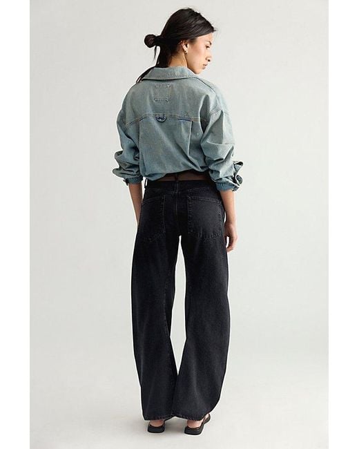 Agolde Black Spiral Twisted Seam Jeans