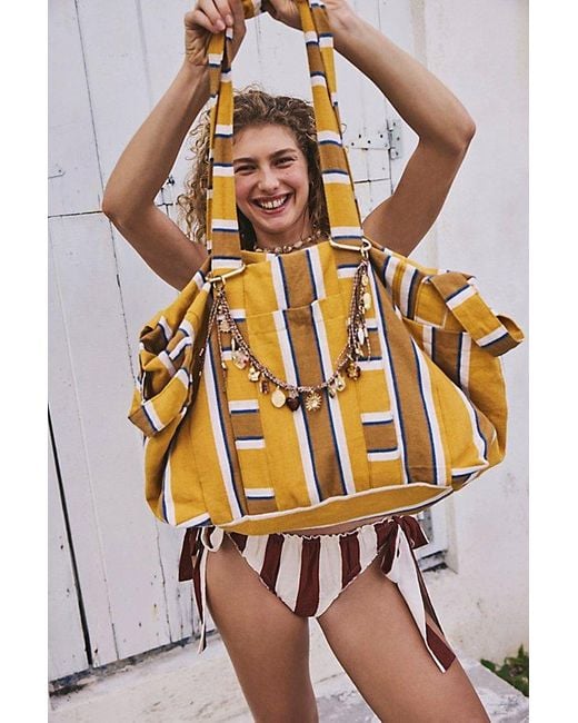 Free People Multicolor Oksana Oversized Tote