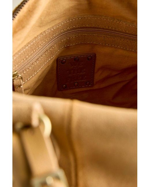 Free People Metallic Suede Baby Emerson Bag