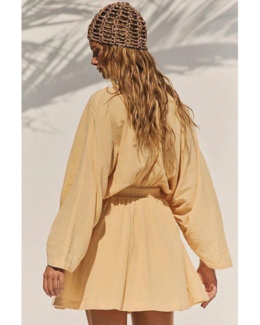 free-est Natural Celia Mini Dress By