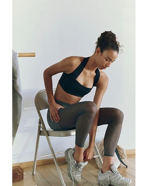 Fp Movement Gray Don'T Let Go Sports Bra