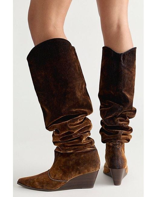 Seychelles Black Westlake Over-The-Knee Slouch Boots Shoe By
