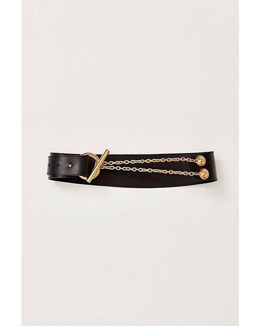 Free People Black Naomi Waist Belt