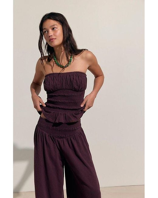 free-est Purple Don'T Call Me Pant Set By