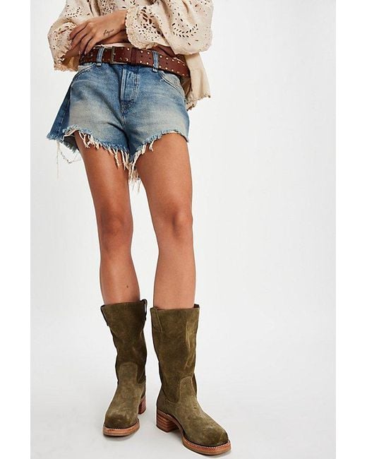 Frye Blue Campus 12R Boots
