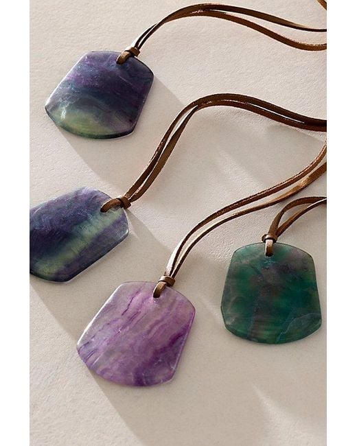Free People Natural Lena Semiprecious Stone Necklace