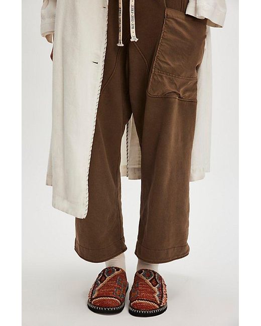 Free People Brown Magic Carpet Mules