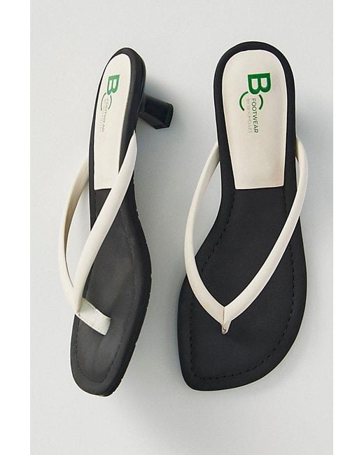 BC Footwear by Seychelles Blue Trackside Thong Heels