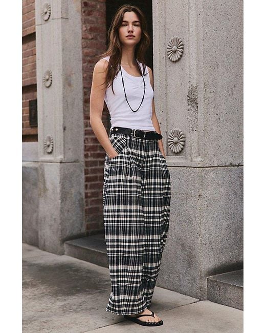 Free People Multicolor About It Baggy Puckered Pants