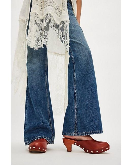 Jeffrey Campbell Blue Blakeney Mini Clogs By