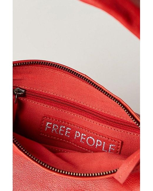 Free People Red Alexa Shoulder Bag