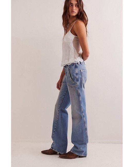 Free People Multicolor Carnivale Bootcut Jeans