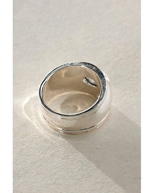 Free People Blue Orbit Stone Pinky Ring