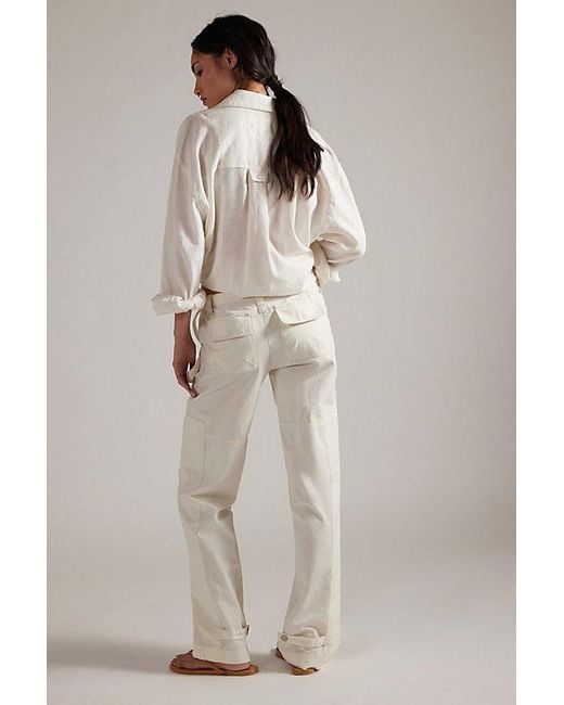 Free People Multicolor Mission Hills Low-Rise Pants