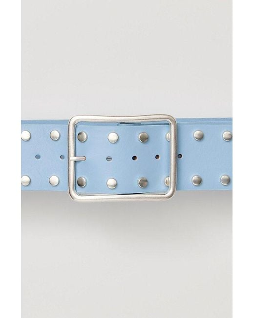 Free People Blue Hex Hip Belt
