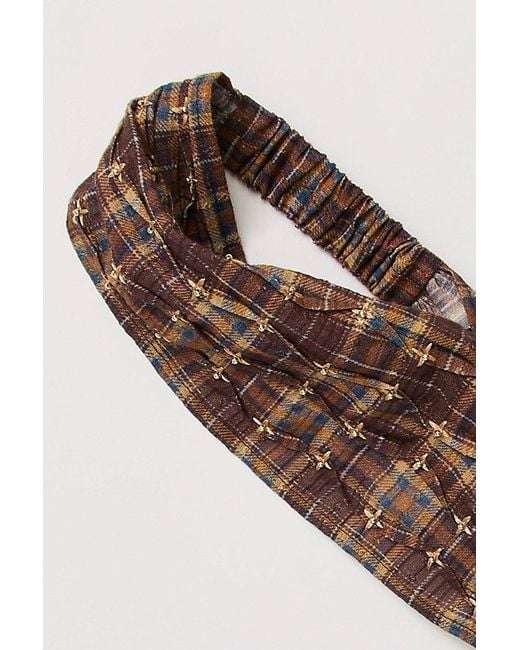 Free People Brown Kaia Soft Headband