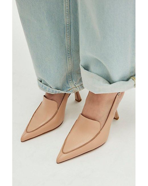 Jeffrey Campbell Natural Kika Slingback Heels