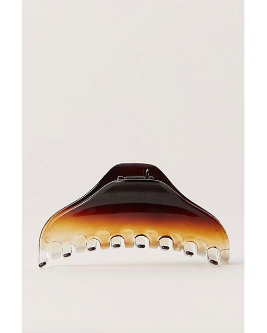 Free People Red Camille Acetate Claw Clip