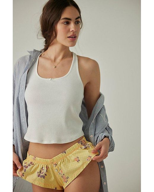 Intimately By Free People Gray Sweet & Sour Shorties