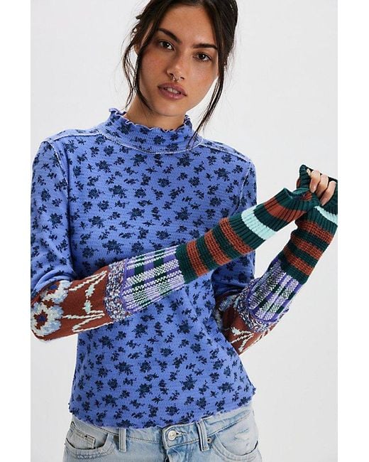 Free People Blue Bold Bowery Cuff