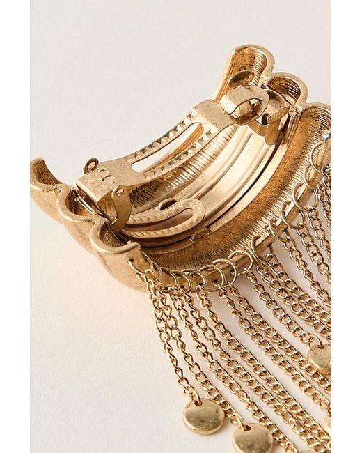 Free People Black Yellowstone Pony Fringe Cuff
