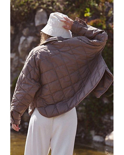 Fp Movement Brown Pippa Packable Puffer Jacket
