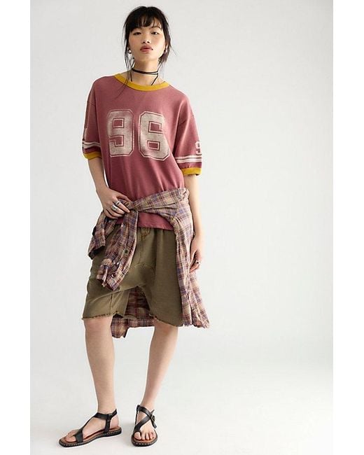 Ragabond Red Lost And Found Ringer Tee