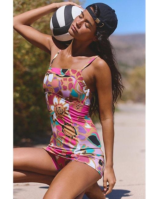 Seea Multicolor Bolinas Surf One-Piece