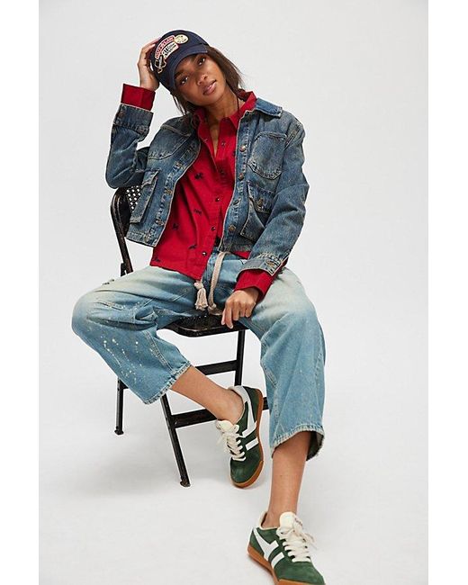 Free People Band Of Horses Embroidered Shirt Lyst