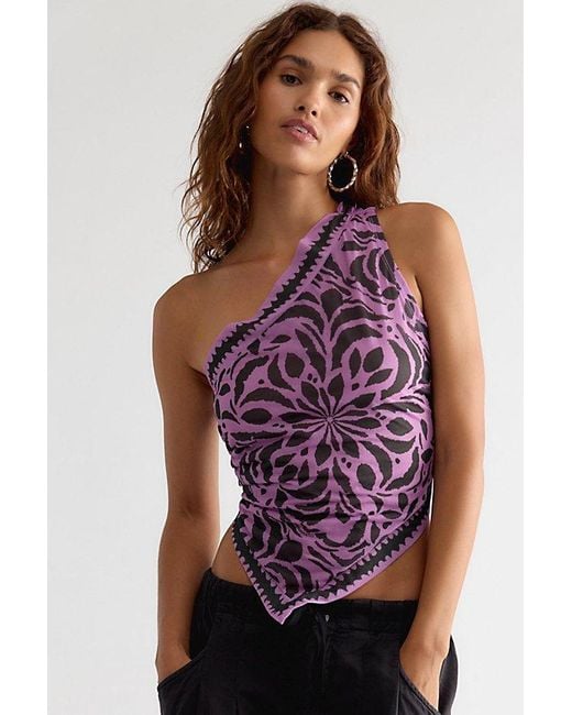 Free People Purple Shore Night Out Top