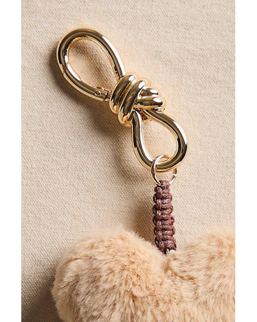 Free People Multicolor Heart Puff Bag Charm