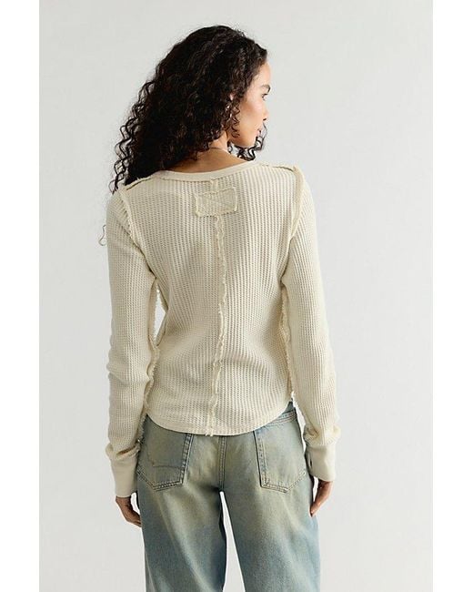 Free People Natural Lucky Locket Tee