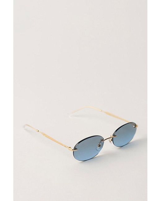Ray-Ban Blue Essentials Rimless Sunglasses