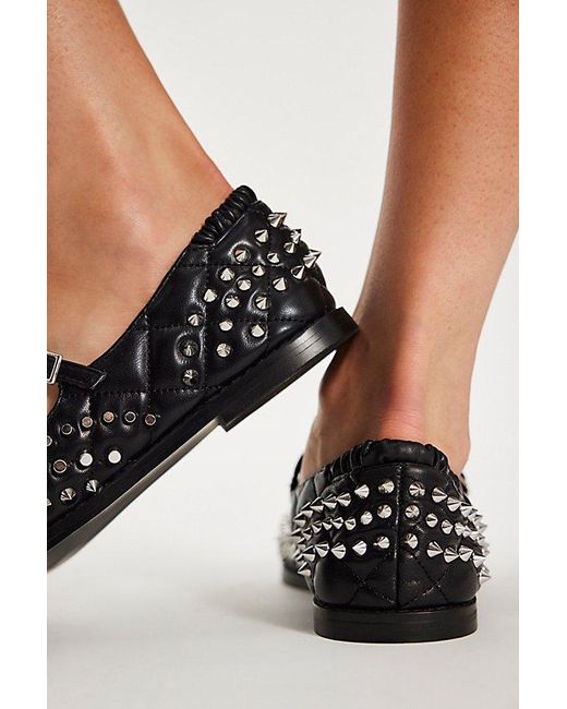 FP Vegan Collection Green Mirrorball Studded Mary Janes By