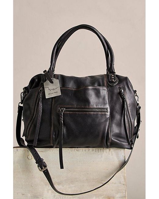 Free People Black Emerson Tote Bag