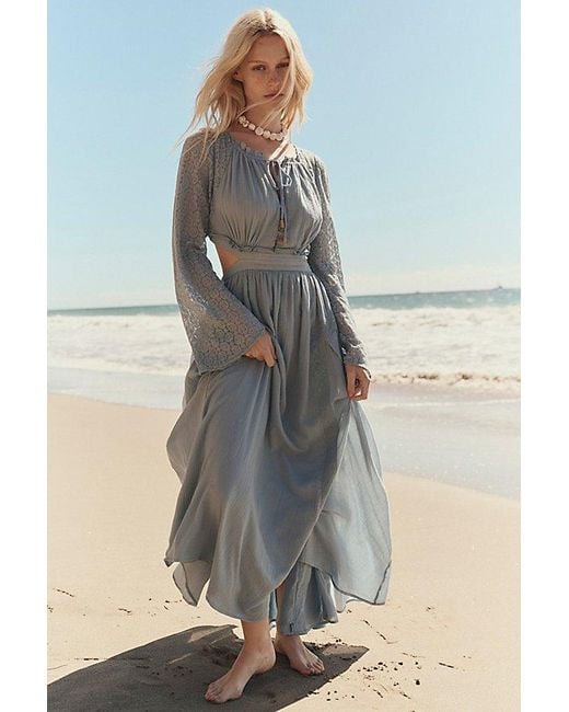 maxi dress for women sleeveless Flossie Lilac Maxi Sleeveless Dress