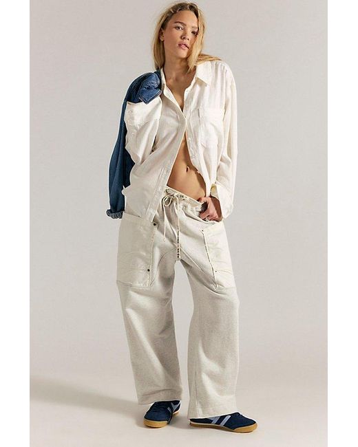 Free People Natural Laurel Linen Button Down Top
