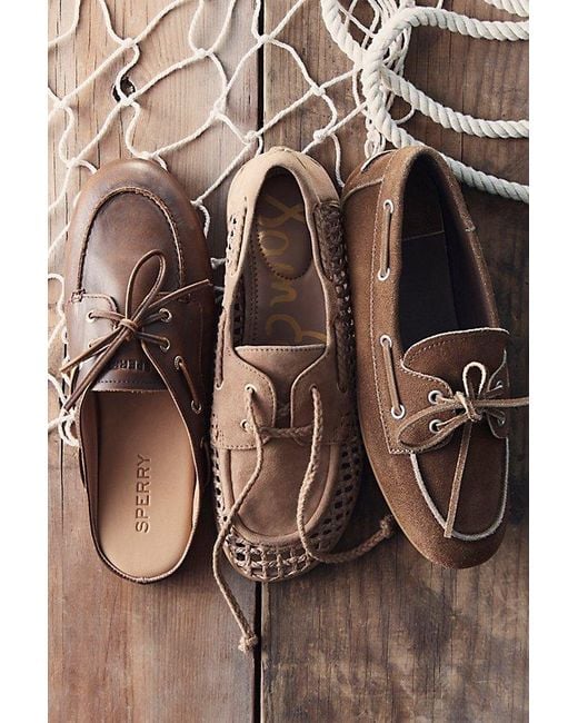 Sam Edelman Blue Bria Woven Boat Shoes By