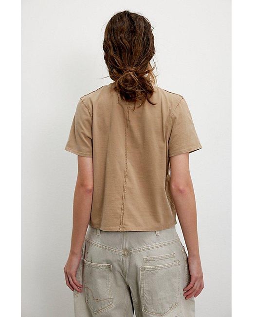 Free People Brown Everyday Tee