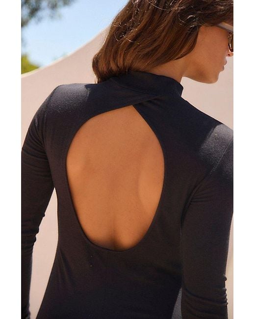 free-est Black Alessia Good Feels Maxi Dress By