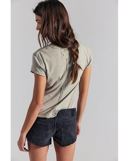 Free People Natural Hit The Road Micro Shorts