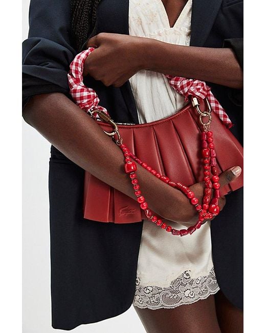 Lacoste Red Small Lenglen Bag