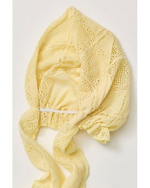Free People Yellow Mellody Hair Scarf