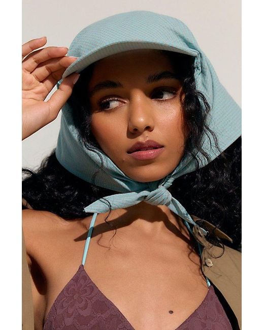 Free People Green Scarf Baseball Hat