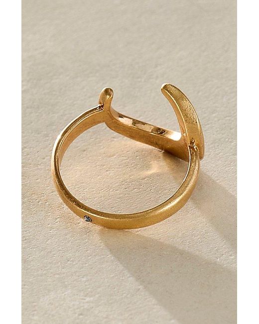Free People Metallic La Luna Ring