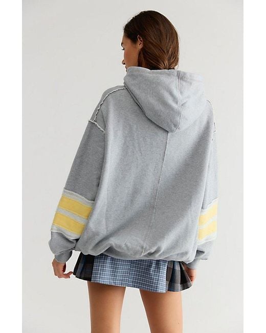 Free People Gray Field Day Hoodie