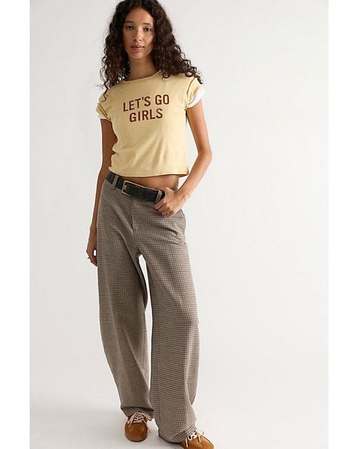 Daydreamer Natural Let's Go Girls Slim Tee
