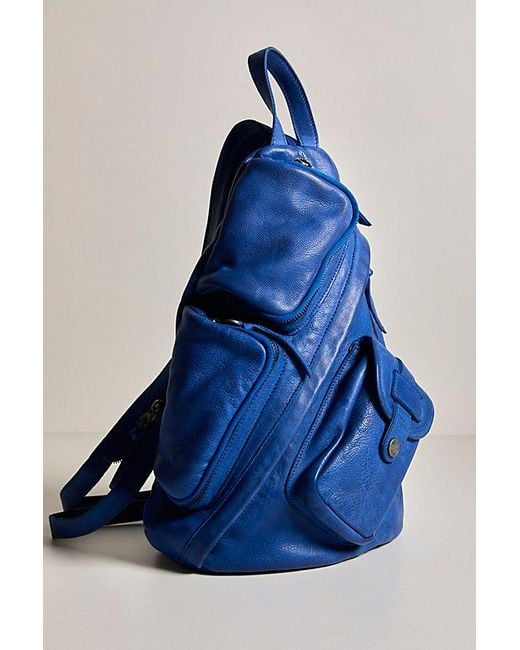 Free People Sparrow Convertible Sling Bag At Free People In Lapis Blue |  Lyst UK