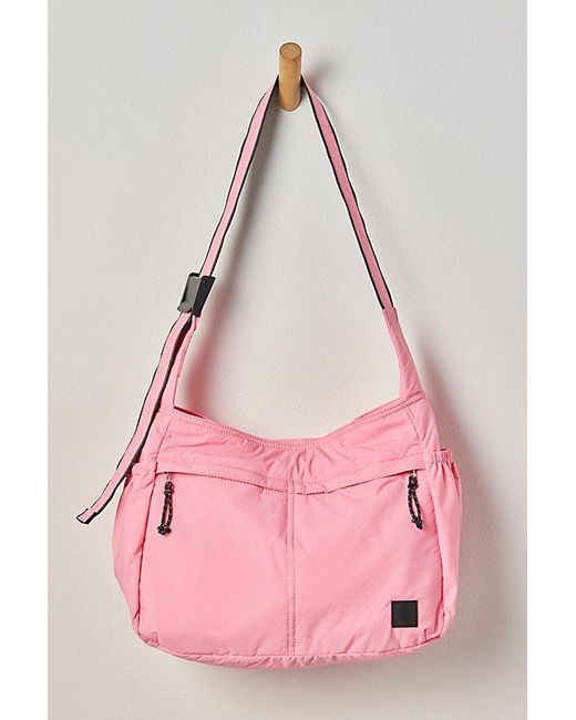 Free People Pink Checkmate Sling Bag