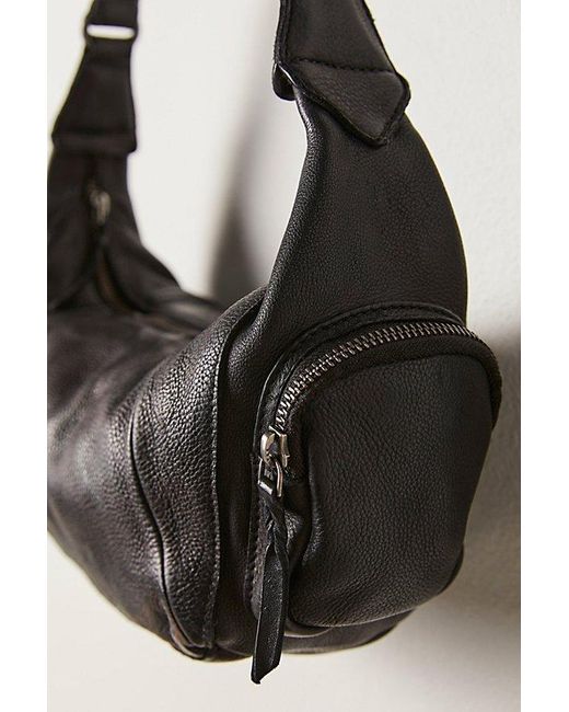 Free People Black Sydney Shoulder Bag